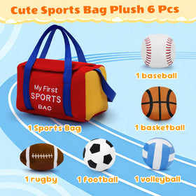 GERBIT Football Plush diverse color and squeezable shape for playtime