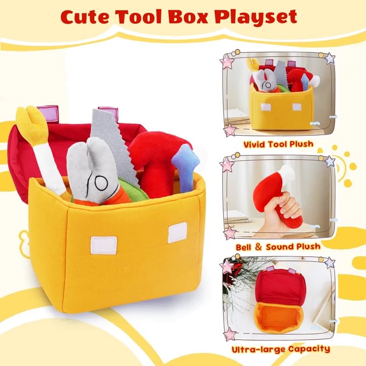 GERBIT saw plush toy offers safe, cozy tactile exploration for babies