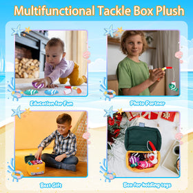 GERBIT Squeaky sensory plush toy adds audible feedback during playtime.
