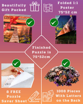 HD photo detail from Gerjato puzzle showing vibrant color accuracy
