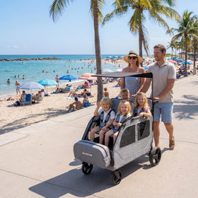 Germinate 4 Seater Wagon side view illustrating width and seating options