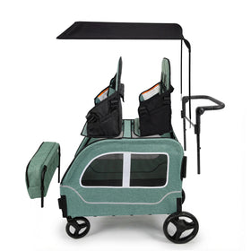 Germinate 4 Seater Wagon all-terrain wheels ready for uneven surfaces