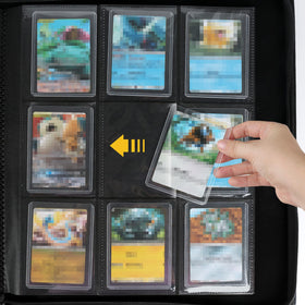 GERMUN Diamond Black binder fits 3x4 toppers securely for sleeved cards
