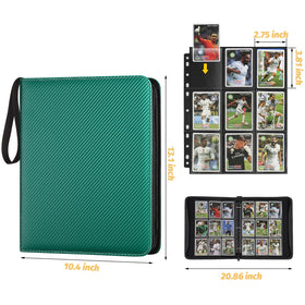 GERMUN zippered binder with PU leather offers durable, water-resistant protection.