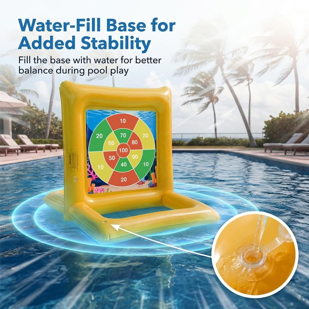 Gerosi pool party gift set shown with base and balls