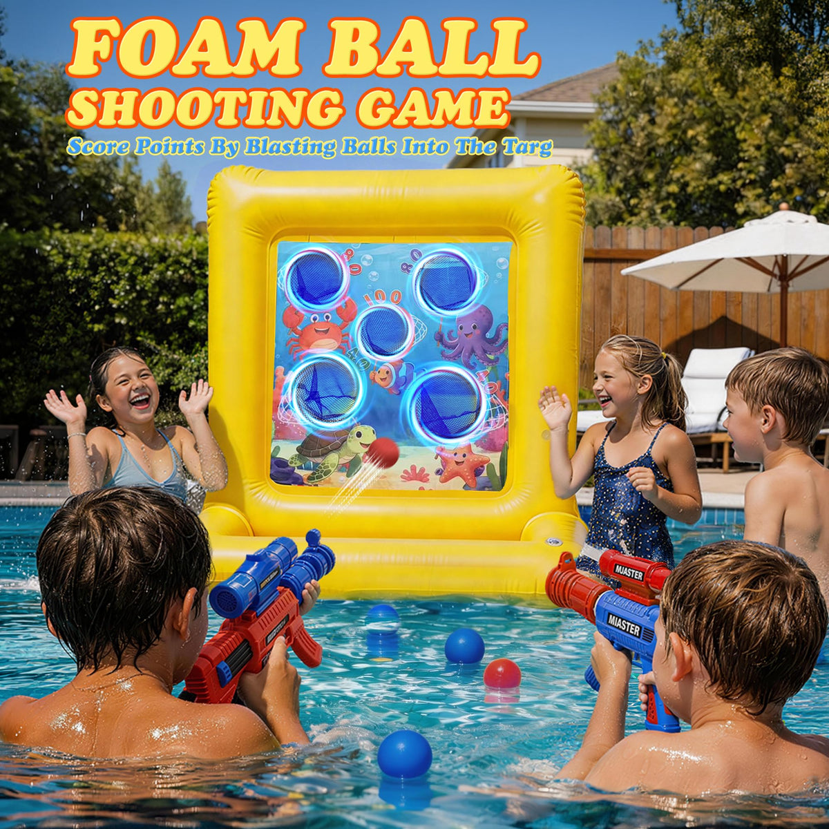 Gerosi foam ball blasters for fast-paced shooting rounds