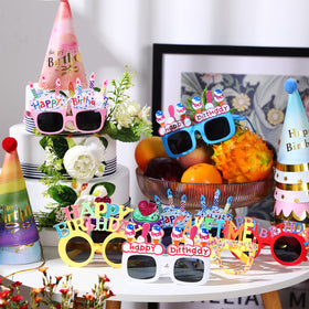 Gersoniel party photo props boost memories with colorful props.