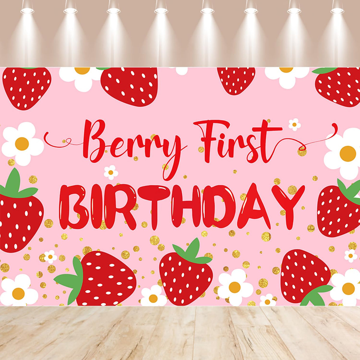 Gertaryo Photo Banners with strawberry motif boost party memories