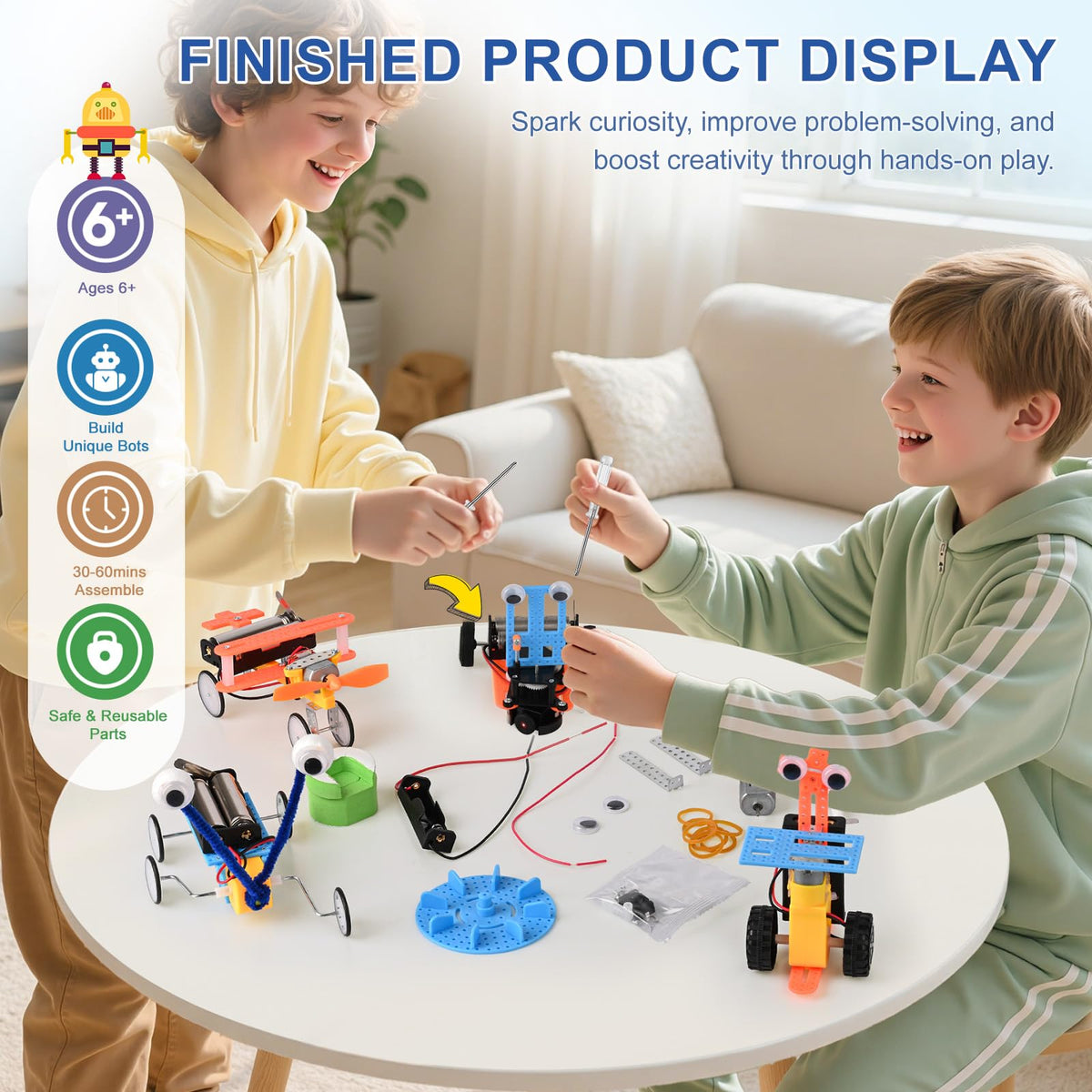 Gesboole STEM kit delivery-bot promotes experimentation with movement