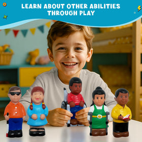 Get Ready Kids Friends hearing aid figure encourages listening and social interaction.