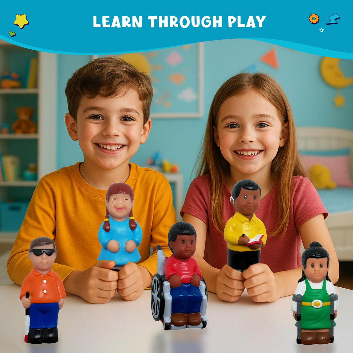 Get Ready Kids Friends inclusive group-play figure boosts social moments.