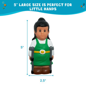 Get Ready Kids Friends soft-edged design safe for toddlers.