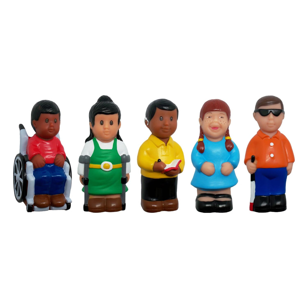 Get Ready Kids Friends wheelchair figure promotes inclusive pretend play and empathy.