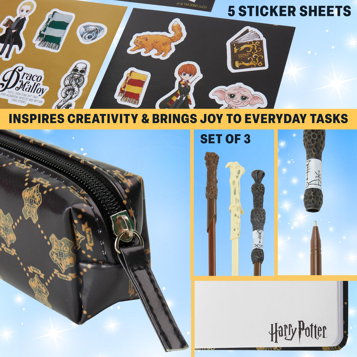Get Trend Harry Potter stickers for decorating notebooks and planners.