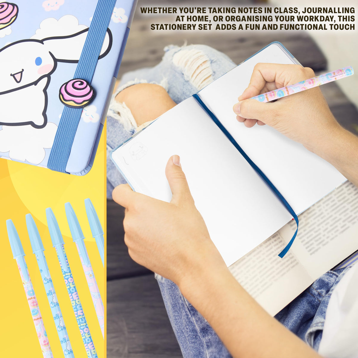 Get Trend Hello Kitty Cinnamoroll pens set for smooth writing.