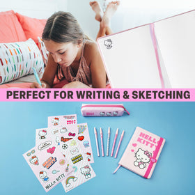 Get Trend Hello Kitty pencil case keeps supplies organized for home or class.