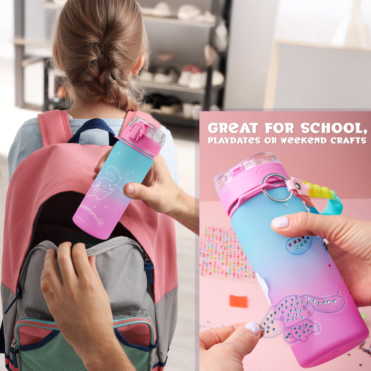 Get Trend jelly glue pad and decorating tool with keychain for easy embellishments.