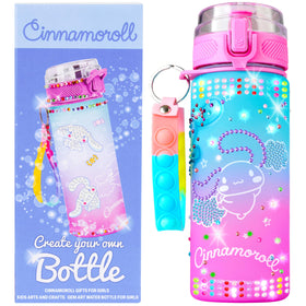 Get Trend Sanrio Hello Kitty decorate bottle kit image showing kid friendly bottle decorating activity.