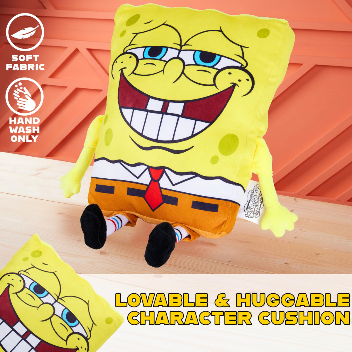Get Trend SpongeBob plush pillow bundle shot, perfect gift and cozy accent.