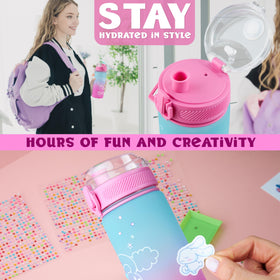 Get Trend sticker and gem art supplies for kawaii bottle personalization and gift ideas.