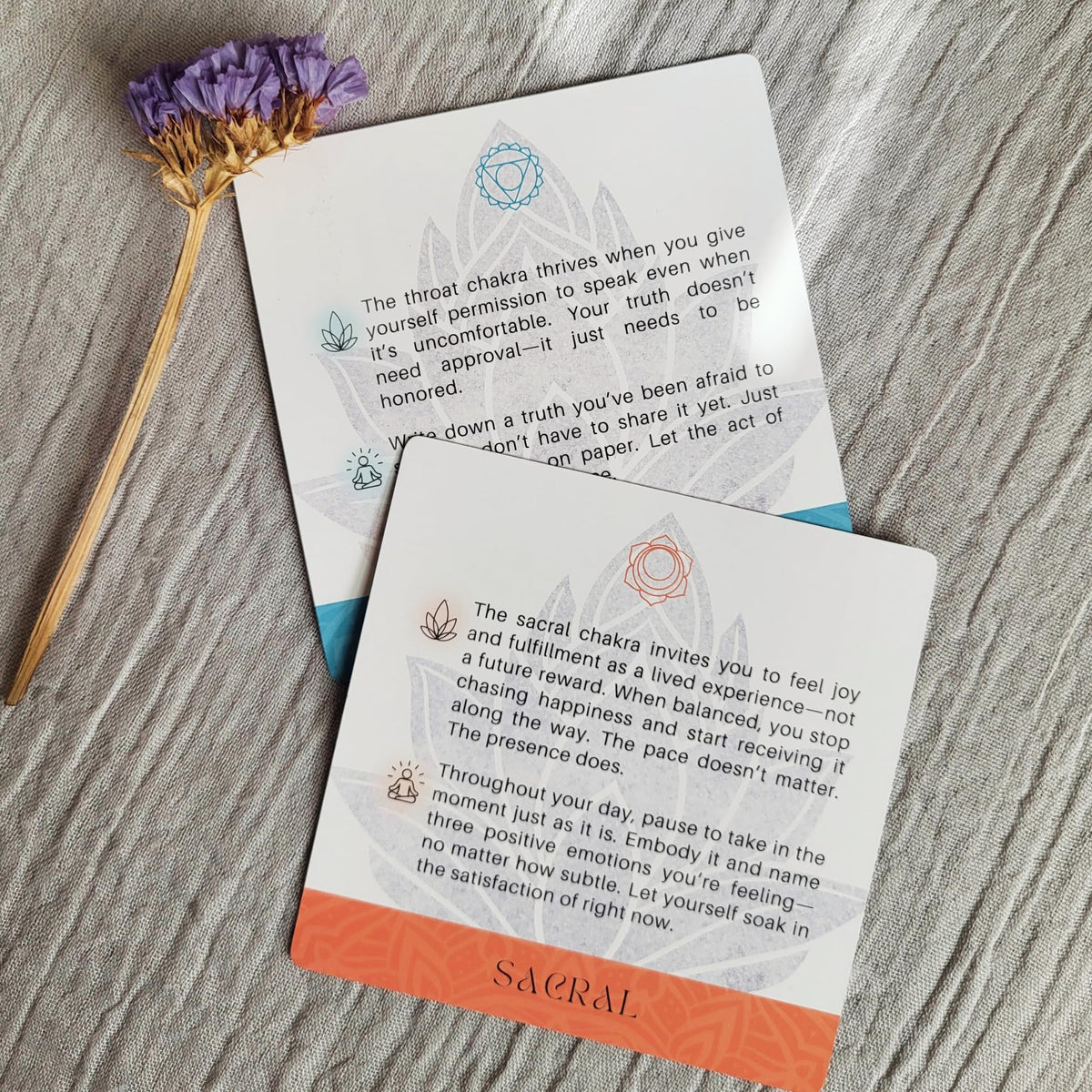 Getta Girl Aura Chakra double-sided cards for versatile reflections.