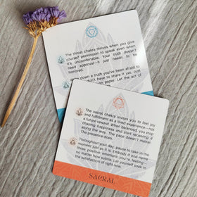 Getta Girl Aura Chakra double-sided cards for versatile reflections.