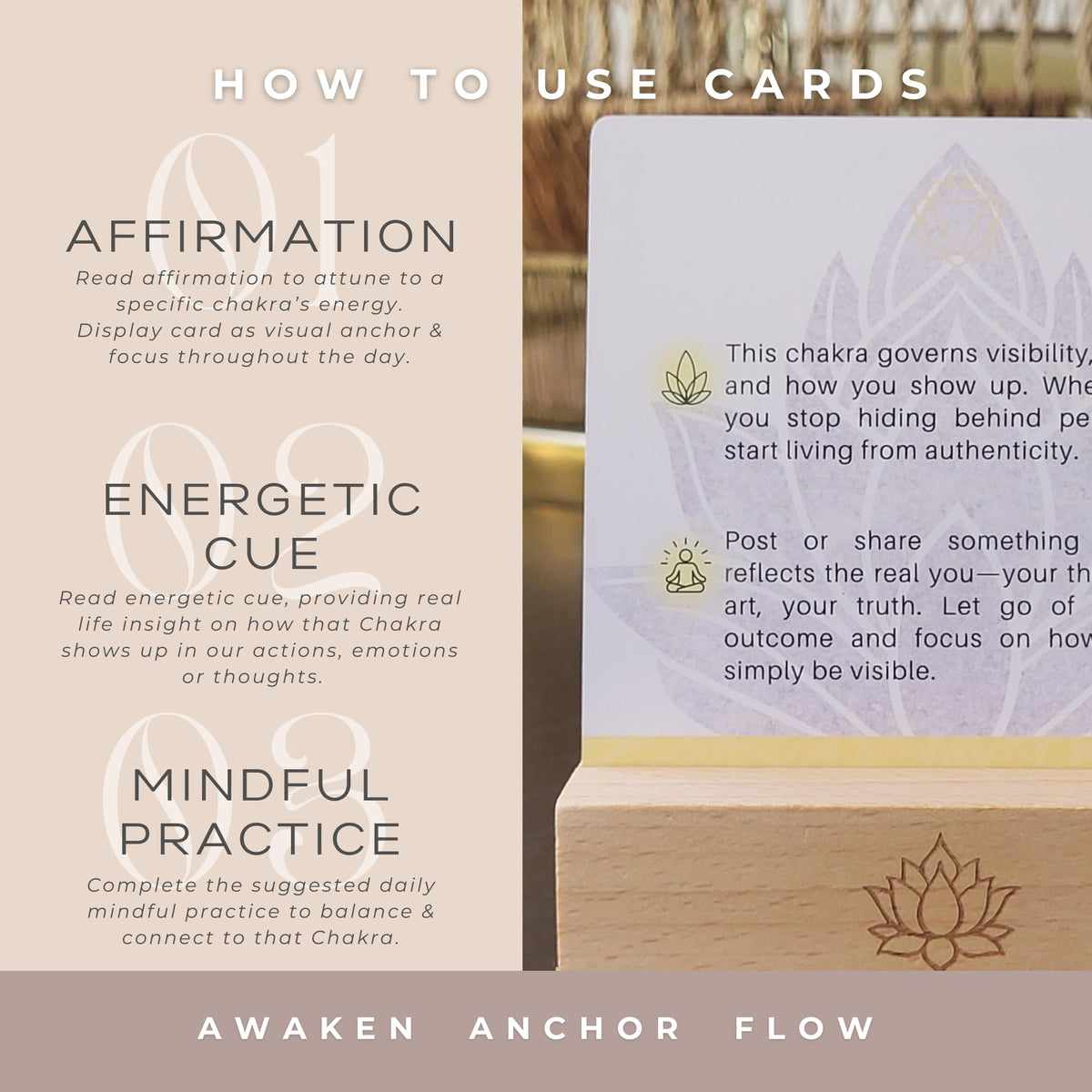 Getta Girl Aura Chakra gold foil details elevate ritual atmosphere.