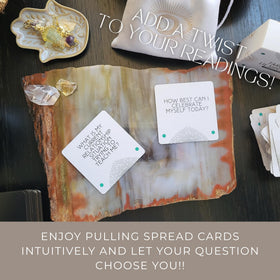 Getta Girl Tarot's Lil Sidekick compact deck fits on small altars for on-the-go readings.