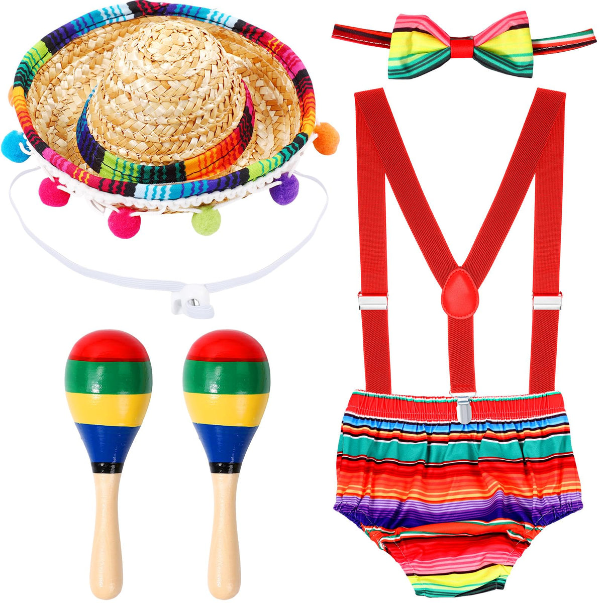 Geyoga Cinco de Mayo sombrero hat for festive baby photo moments