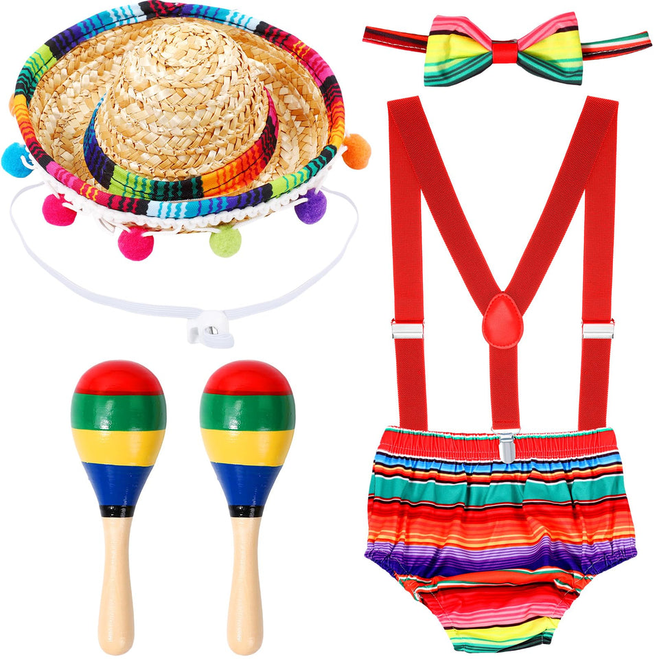 Geyoga Cinco de Mayo sombrero hat for festive baby photo moments