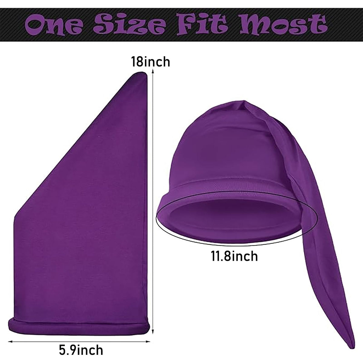 Geyoga dwarf hat soft-stretch fabric, lightweight and comfortable for all-night party wear