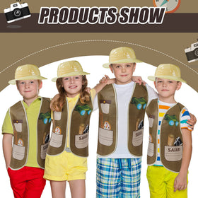 Geyoga explorer-vest multi-pack for groups of kids.