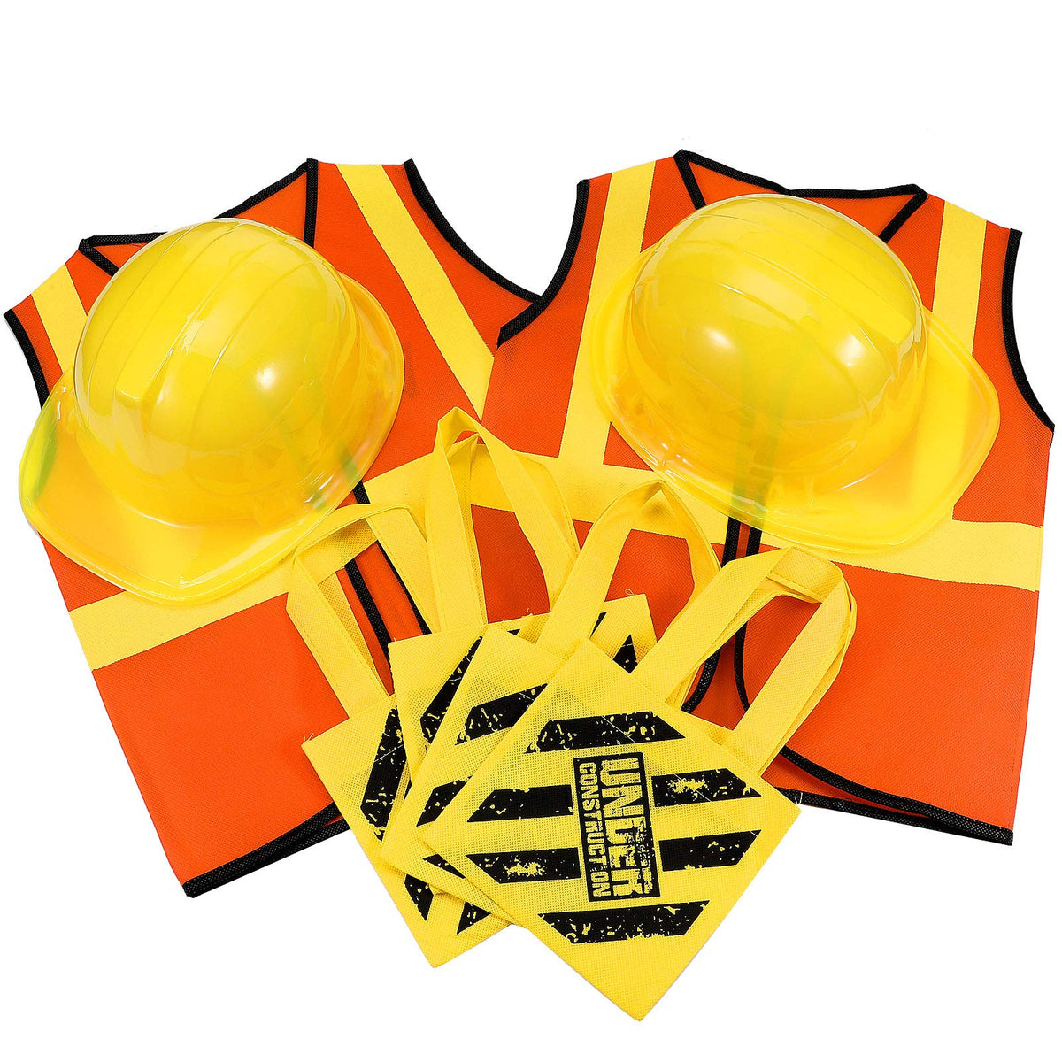 Geyoga party set display showing complete 48-piece costumes