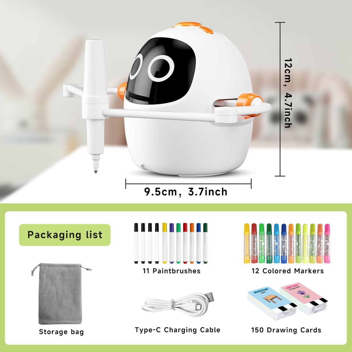Gezxt drawing robot safe materials for learning
