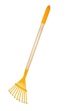 G and F Products JustForKids garden tool set wooden handles for kid-friendly grip.