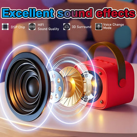GffoihsX 1200mAh rechargeable battery for longer party time.
