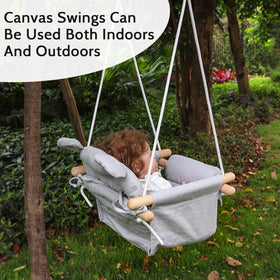 GFU swing can hang from tree or backyard for breezy leisure