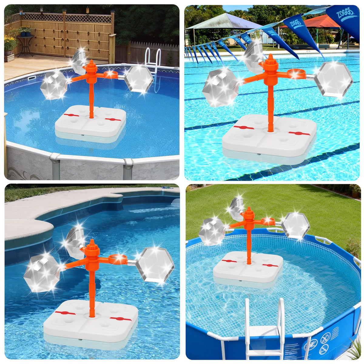 GFYYBKJ outdoor pool area deterrent keeps space bird-free