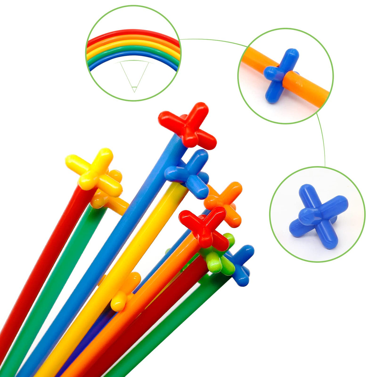 Ggiibro 450-pieces construction kit ready for classroom or home STEM fun.