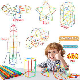 Ggiibro colorful connector pieces promote easy shape building and collaboration.