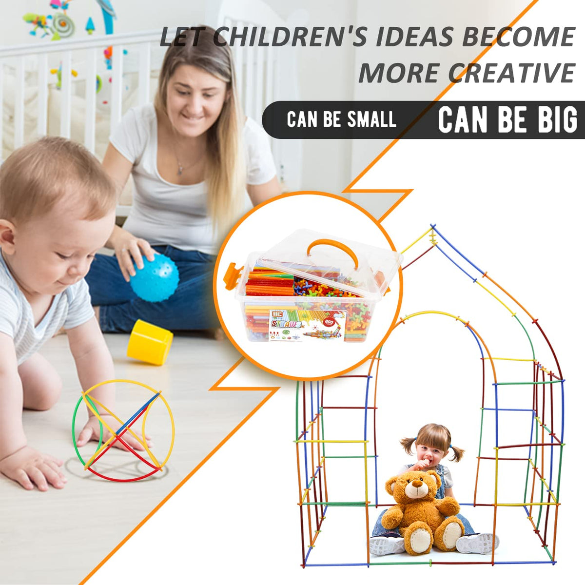 Ggiibro multi-directional connectors support dynamic, multi-angle constructions in collaborative sessions.
