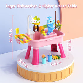 GGRH water table slide in action for fun water flow