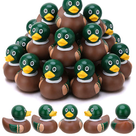 GGSTDDUP mini mallard duck front view, ideal bath-time companion.