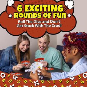 GhettiGames Oh Crud Deluxe compact box, durable party game ready to travel.