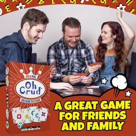 GhettiGames Oh Crud Deluxe in action during family game night.