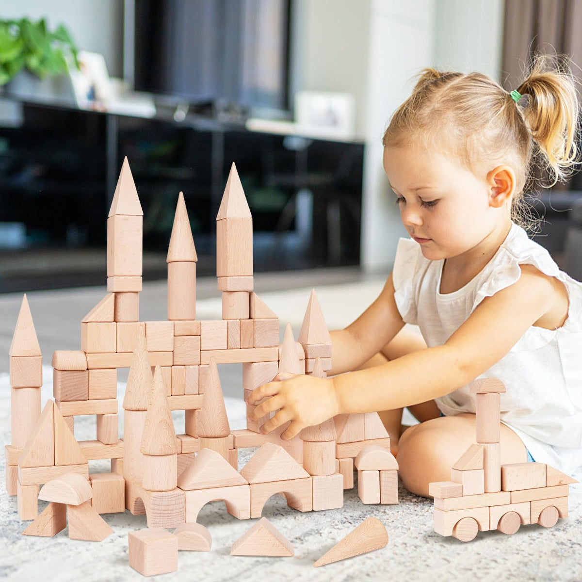 GHOOI durable wood blocks built to withstand active play and reuse.
