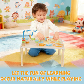 GHOOI 8-in-1 Montessori-style activity center makes a versatile toddler gift.