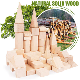 GHOOI wooden blocks for beginner sorting and early cognitive skills development.