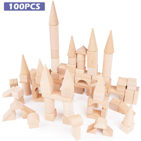 GHOOI wooden blocks set for toddlers encouraging creative play and exploration.