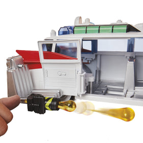 Ghostbusters Ecto-1 blaster seat accessory ready for interactive play.